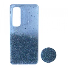 Силікон Fashion popsoket для Xiaomi Mi Note 10 Lite silver