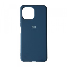 Чохол Silicone Case Full for Xiaomi Mi 11 Lite Navy Blue