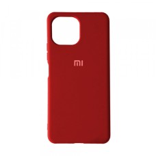 Чохол Silicone Case Full for Xiaomi Mi 11 Lite Red