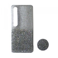 Силікон Fashion popsoket для Xiaomi Mi 10. Pro silver