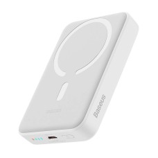 Повербанк портативний акумулятор Power bank Baseus Magnetic Mini MagSafe магнітний 10000mAh 30W White PPCX110202
