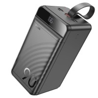 Повербанк портативний акумулятор Power bank Hoco J123D Element fully 22.5W+PD20W 90000mAh Black