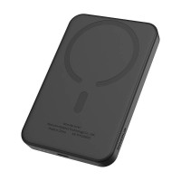 Повербанк портативний акумулятор Power bank Baseus Magnetic Mini Wireless MagSafe магнітний  20W 5000 mAh Black P10022107113-00