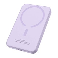 Повербанк портативний акумулятор Power bank Baseus Magnetic Mini Wireless MagSafe магнітний 20W 5000 mAh Purple P10022107513-00