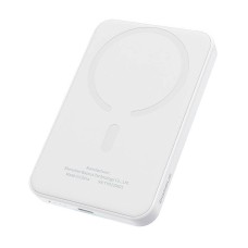 Повербанк портативний акумулятор Power bank Baseus Magnetic Mini Wireless MagSafe магнітний 20W 5000 mAh White P10022107223-00