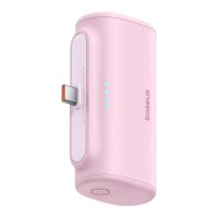 Повербанк портативний акумулятор Power Bank Baseus Compact Fast Type-C 20W 5000 mAh Pink P10068306413-00