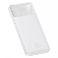 Повербанк портативний акумулятор Power bank Baseus Bipow Digital Display 20W 10000 mAh White PPBD050502
