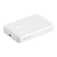 Повербанк портативний акумулятор Power bank Baseus Magnetic Mini MagSafe магнітний 20W 10000 mAh White PPCX070002
