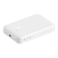 Повербанк портативний акумулятор Power bank Baseus Magnetic Mini MagSafe магнітний 20W 10000 mAh White PPCX070002