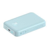 Повербанк портативний акумулятор Power bank Baseus Magnetic Mini MagSafe магнітний 20W 10000 mAh Blue PPCX110103