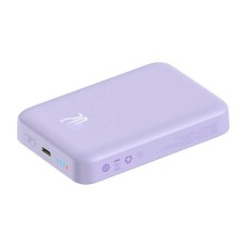 Повербанк портативний акумулятор Power bank Baseus Magnetic Mini MagSafe магнітний 20W 10000 mAh Purple PPCX110105