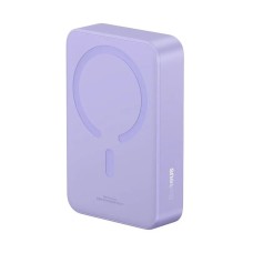 Повербанк портативний акумулятор Power bank Baseus Magnetic Mini Wireless 20W 20000 mAh Purple PPCX150005