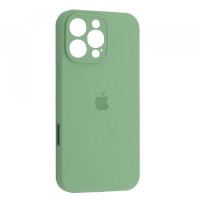 Чохол Silicone Case Full Camera для iPhone 16 Pro fresh green