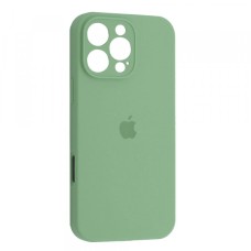 Чохол Silicone Case Full Camera для iPhone 16 Pro fresh green