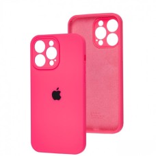 Чохол Silicone Case Full Camera для iPhone 16 hot pink