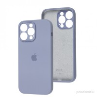 Чохол Silicone Case Full Camera для iPhone 16 Pro Max lavander grey