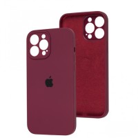 Чохол Silicone Case Full Camera для iPhone 16 Plus marsala