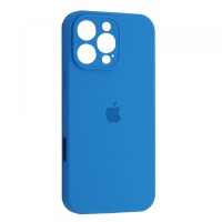 Чохол Silicone Case Full Camera для iPhone 16 Pro new lake blue