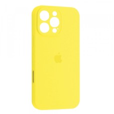 Чохол Silicone Case Full Camera для iPhone 16 Pro Max yellow
