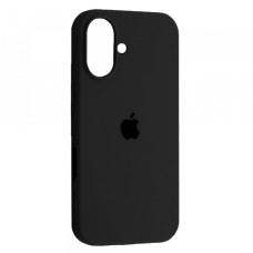 Чохол Silicone Case Full for iPhone 16 black