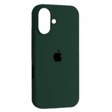 Чохол Silicone Case Full for iPhone 16 cyprus green