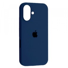 Чохол Silicone Case Full for iPhone 16 deep navy