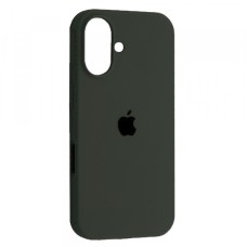 Чохол Silicone Case Full for iPhone 16 forest green