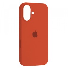 Чохол Silicone Case Full for iPhone 16 kumquat