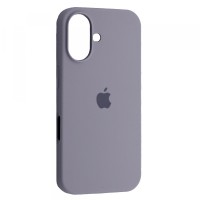 Чохол Silicone Case Full for iPhone 16 Plus lavander gray