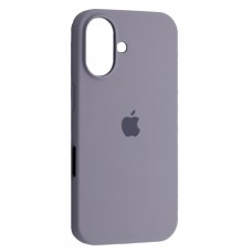 Чохол Silicone Case Full for iPhone 16 Plus lavander gray