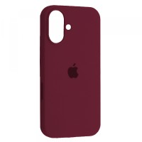 Чохол Silicone Case Full for iPhone 16 Plus marsala