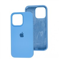 Чохол Silicone Case Full for iPhone 16 Pro cornflower