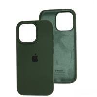 Чохол Silicone Case Full for iPhone 16 Pro Max cyprus green