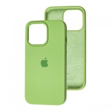 Чохол Silicone Case Full for iPhone 16 Plus mint