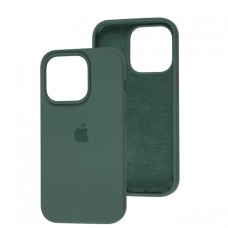 Чохол Silicone Case Full for iPhone 16 Pro Max pine green
