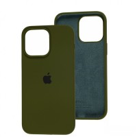 Чохол Silicone Case Full for iPhone 16 Pro Max virid