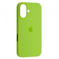 Чохол Silicone Case Full for iPhone 16 party green