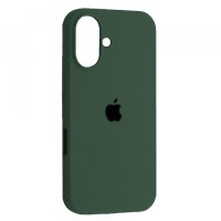 Чохол Silicone Case Full for iPhone 16 Plus pine green