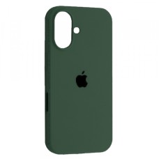 Чохол Silicone Case Full for iPhone 16 pine green