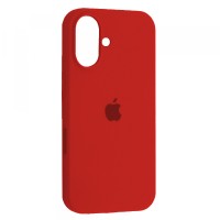 Чохол Silicone Case Full for iPhone 16 red