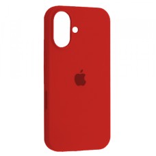 Чохол Silicone Case Full for iPhone 16 red