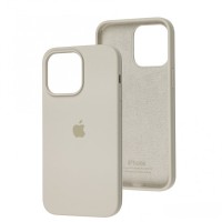 Чохол Silicone Case Full for iPhone 16 Pro Max stone