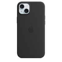 Чохол Silicone Case with MagSafe for iPhone 15 Plus Black