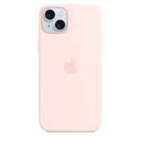 Чохол Silicone Case with MagSafe for iPhone 15 Plus Light Pink