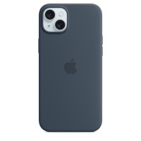 Чохол Silicone Case with MagSafe for iPhone 15 Plus Storm Blue