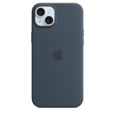 Чохол Silicone Case with MagSafe for iPhone 15 Storm Blue