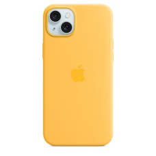 Чохол Silicone Case with MagSafe for iPhone 15 Plus Sunshine