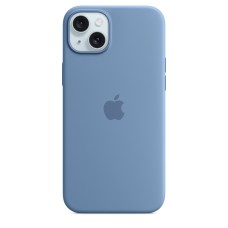Чохол Silicone Case with MagSafe for iPhone 15 Plus Winter Blue