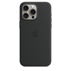 Чохол Silicone Case with MagSafe for iPhone 15 Pro Max Black