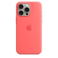 Чохол Silicone Case with MagSafe for iPhone 15 Pro Max Guava